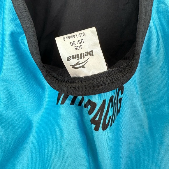 Delfina x Wyn Republic WYNR Women's Lightback Swimsuit - Size 30 - Blue - Picture 3 of 3